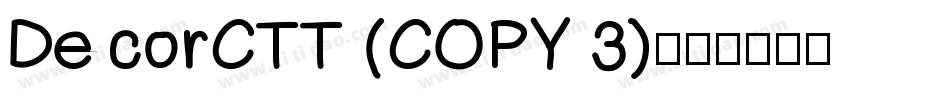 DecorCTT (COPY 3)字体转换